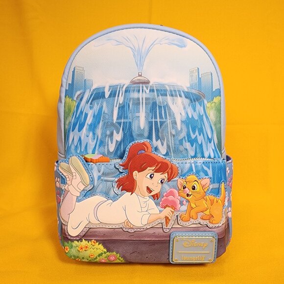 Loungefly Disney Oliver and Company Oliver and Jenny Ice Cream Mini Backpack NEW - Picture 12 of 12